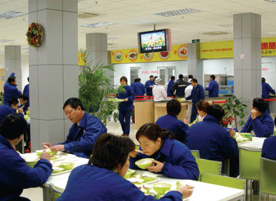 工厂饭堂案例